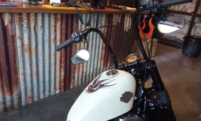 Customisation d'une moto Harley Davidson à La Réunion